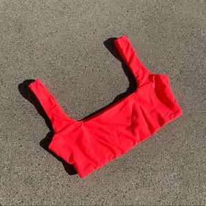 I.AM.GIA coral crop top